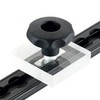 Screw fitting with star handle, freely movable, easy to use,