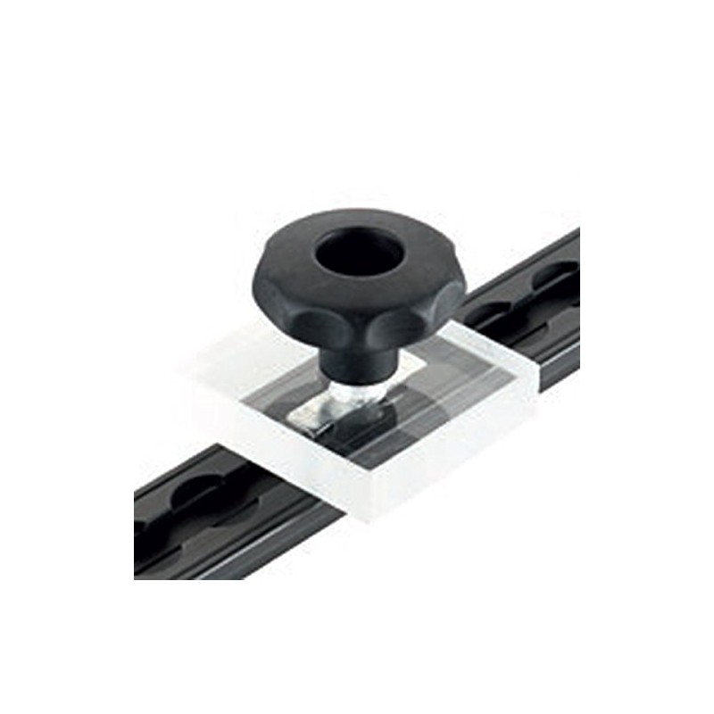 Screw fitting with star handle, freely movable, easy to use,