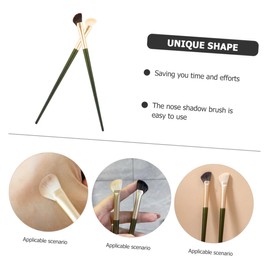 WOONEKY Nose Brush Reusable and for Face Sculpting Contouring and Highlighting Makeup