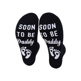 Xiyantiji Soon to Be Daddy Socks Dad to Be Gifts for 1st Time Dad New Daddy Father Christmas Birthday Gifts for Expecting Dads Funny Socks for Husband Son Brother