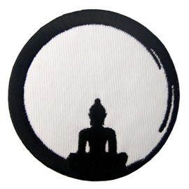 Buddha Birth to Death Buddhism Zen Embroidered Iron on Sew on Patch