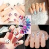 200 Pieces Nail Color Chart, BetterJonny Clear Maniver Nail Color