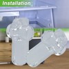 RUHUALIFE 【Upgraded】 Left & Right Refrigerator Vegetable Tray Crisper Drawer