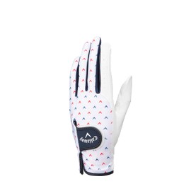 Callaway CHEV DUAL WMS WHT 20 Gloves, Women's 23, 7.9 inches (20 cm), For Both Hands, White