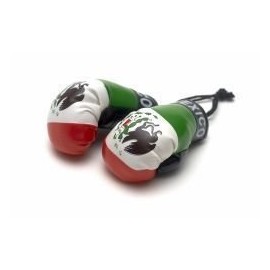 Mexico Country Flag Mini Boxing Gloves to Hang Over Your Automobile Mirror ... New by SUPERDAVVES SUPERSTORE