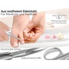 Ice Nail Scissors with Spire Point – Stainless Steel with Curved Cutting