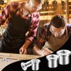 MITEGELO 16 Piezas Localizador de tacos de madera, Tornillos para