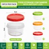 Cozary 15 Pezzi Contenitori Ermetici per Alimenti Piccoli, 250ML Riutilizzabili