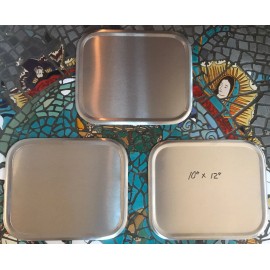 DIRTROAD.RACING Set of 3 MOTORCYCLE VINTAGE RACING NUMBER PLATES 3-10"X12" Al 1/2"BEAD .032" NEW