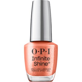 OPI Infinite Shine Knee High Stock-blings | Semi-Sheer Bright Warm Apricot Silver Shimmer Long Wear Gel Like Nail Polish | What's Your Mani-tude | Fall 2025