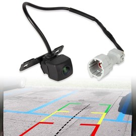 TINJO Car Rear View Back up Camera HD Fit for Hyundai Santa Fe Sport 2.0L 2.4L 2013 2014 2015 2016, Park Assist Backup Camera Safety w/Reverse Trajectory Replace OEM# 95760-2W300, 95760-2W000FFF