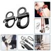 2Pcs Fixed Snap Shackle 316 Stainless Steel Quick Connect Shackle,Heavy
