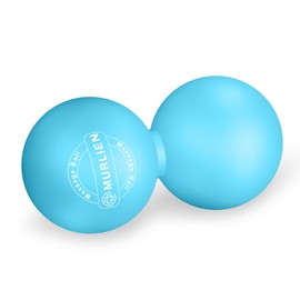 MURLIEN Peanut Massage Ball, Double Lacrosse Massage Ball, Mobility Ball for Physical Therapy, Deep Tissue Massage Tool for Myofascial Release, Muscle Relief, Acupoint Massager - Blue