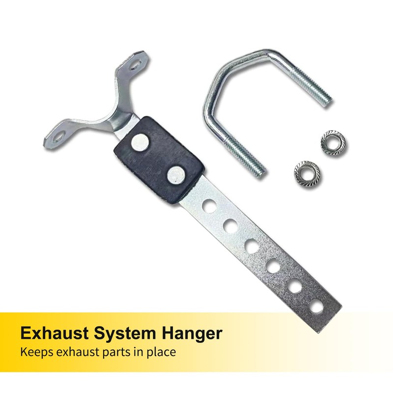 ZOSANY 4 Pack Heavy Duty Universal Exhaust Hangers - Flexible
