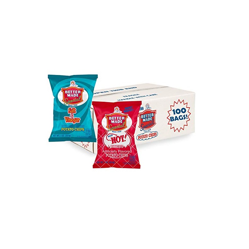 Better Made Special Red HOT BBQ (50) & Salt &