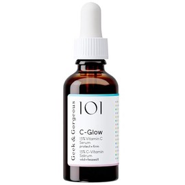 Geek & Gorgeous 101 C-Glow - 15% Vitamin C Serum, super-light + Ferulic acid & vitamin E, gives environmental protection, boost collagen & evens skin tone - all skin types, 30ml