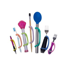 EazyHold Silicone Adaptive Aid (Infant to Adult) for Limited Hand Function, Poor Grip, Limb Loss, Cerebral Palsy, Stroke, Tremors, Arthritis, ALS. (Therapist -Teacher 7 Pack)