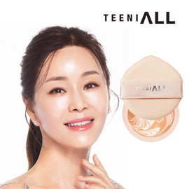 tiniol Tinyol Gyeonmiri Pact Refill Creamy Cover Cushion Cream Mist Non-greasy Flight Attendant Foundation No. 21 / 티니올 견미리 팩트 리필 크리미 커버 쿠션 크리미스트 안묻어나는 승무원 파운데이션 21호