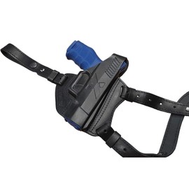 VlaMiTex S5 Shoulder Holster Leather Holster for SFP9 HK Rear and Koch VP9 (Black)