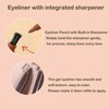 2PCS Waterproof Gel Eyeliner Pencil Set – Classic Black, Long-Lasting,