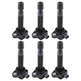 BOXI Set of 6 Ignition Coil Pack Fit for Acura MDX RDX RL TL TSX 2009-2014 | for Honda Accord 2008-2012 | Odyssey 2008-2017 | Pilot 2009-2015 | 3.5L 3.7L | 1788379 30520R70A01 30520R70S01 90207RAAA01