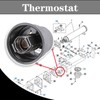 GYUPTRK Thermostat Replace 4952631 4952630 3100300 Fit for Cummins N14