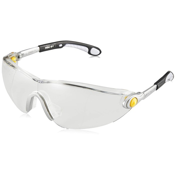 DELTAPLUS VULCANO2 PLUS CLEAR Safety Glasses, Scratch Resistant Hard Coat,