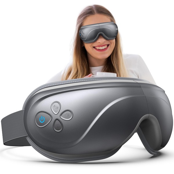RENPHO Eye Warmer, Second Generation, 4D Relax, Double Airbag Technology,