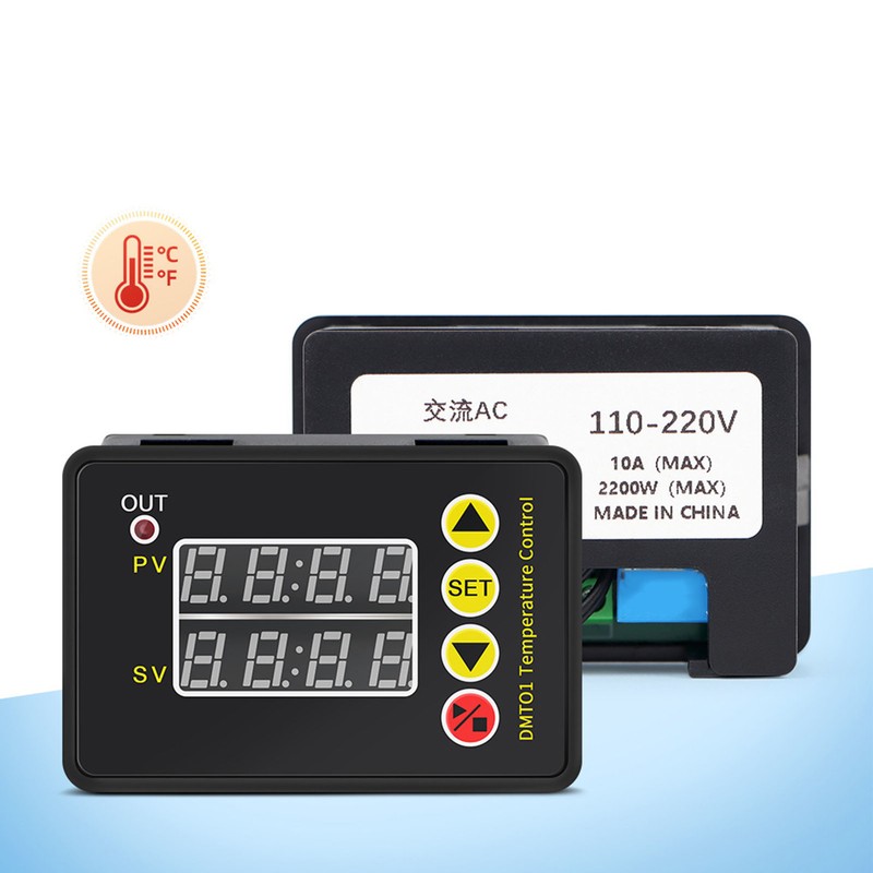 Digital Temperature Controller Module Heating Cooling Electronic Thermostat NTC Sensor