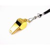 yueton Copper Loud Sport Coach Emergency Whistles with Lanyard, Pack