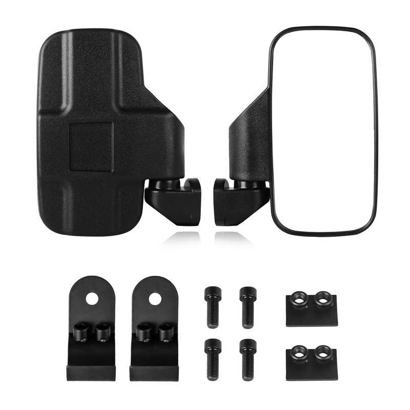 UNIGT UTV Rear Side View Mirrors Compatible with 2015+ Polaris