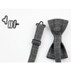 50 Set Bow Tie Hardware Clips Fasteners to Make Adjustable