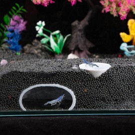 Swirge Aquarium Underground Tunnel, Shrimp Cave Aquarium Tunnel, Shrimp Hides for Fish Tank, Betta Fish Tank Decor Accessories (Hide B)