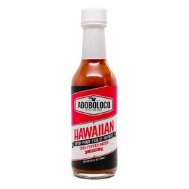 Adoboloco Adoboloco Hot Sauce Hawaiian Chili Pepper Water Sauce 5oz - Medium Hot Super Tasty Fiery Chili Pepper Sauce Blend