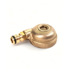 LIVLIG Lawn Sprinkler Small Area, Garden Sprinkler for Flower Bed Irrigation, Circular Sprinkler with 6 Metre Irrigation Diameter, Mini Brass Lawn Sprinkler