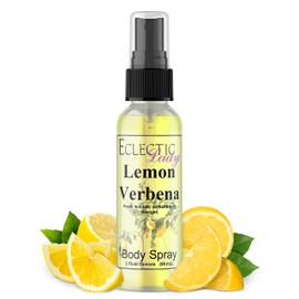 Eclectic Lady Lemon Verbena Body Spray, 2 ounces, Body Mist for Women with Clean, Light & Gentle Fragrance, Cologne with Soft, Subtle Aroma For Daily Use