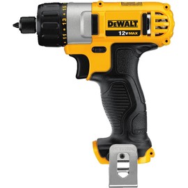 DEWALT 12V MAX Cordless Screwdriver, 1/4-Inch Hex Chuck, 1-Inch Bit Tips, Tool Only (DCF610B)