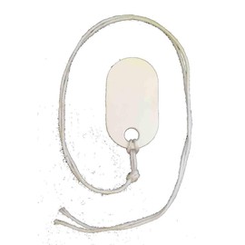 145P Tags (Bag of 100 White 94V0 Rated- Generic BURNDY Style 145PTAG for Telecom & OEM Market with 11" Lacing Cord Pigtail, White (Pack of 100)