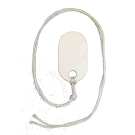 145P Tags (Bag of 100 White 94V0 Rated- Generic BURNDY Style 145PTAG for Telecom & OEM Market with 11" Lacing Cord Pigtail, White (Pack of 100)