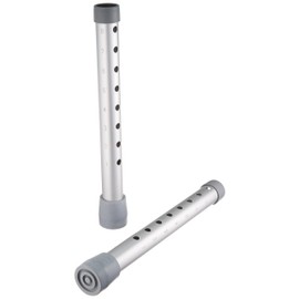 Days Two Button Walker, Replacememt Leg Parts, Mobility Aid for Elderly, Handicapped, and Disabled users, Sturdy Walking Device with Glide Caps to Control and Support User Mobility