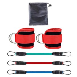 Dickly Ankle Resistance Bands with Cuffs, Fitness Workout, Resistance Bands, for Kickbacks Hip