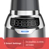 BLACK+DECKER PowerCrush Digital Blender with Quiet Technology, Stainless Steel, BL1300DG-T,