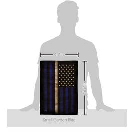 Thin White Line Garden Flag - Set Wall Hanger Armed Forces EMT Paramedic EMS Nurse Emergency Medical Technician Supoort - House Decoration Banner Small Yard Gift Double-Sided Made In USA 13 X 18.5