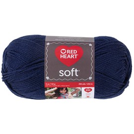 Red Heart Soft Yarn (4604) Navy
