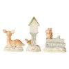 Heartwood Creek by Jim Shore White Woodland Set of 3
