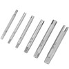 Steel Broken Head Taps Remover Stripped Screw Tap Extractor Set (#A)