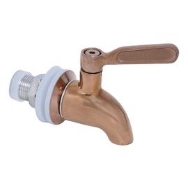 2ActiveLife Stainless Steel Beverage Dispenser Spigot: Easy Installation, No-Rust Tap with Anti-Clogging Cap for Continuous Flow - BPA Free, Sturdy Design, and Polished Finish