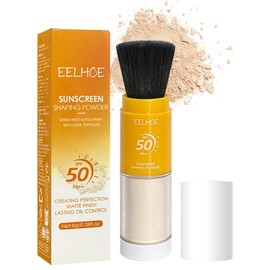 Mineral Sunscreen Powder, SPF Powder for Face Hair Scalp Sunscreen Powder, Lasting Lightweight Breathable, Suitable for All Skin Types (0.28 Oz)