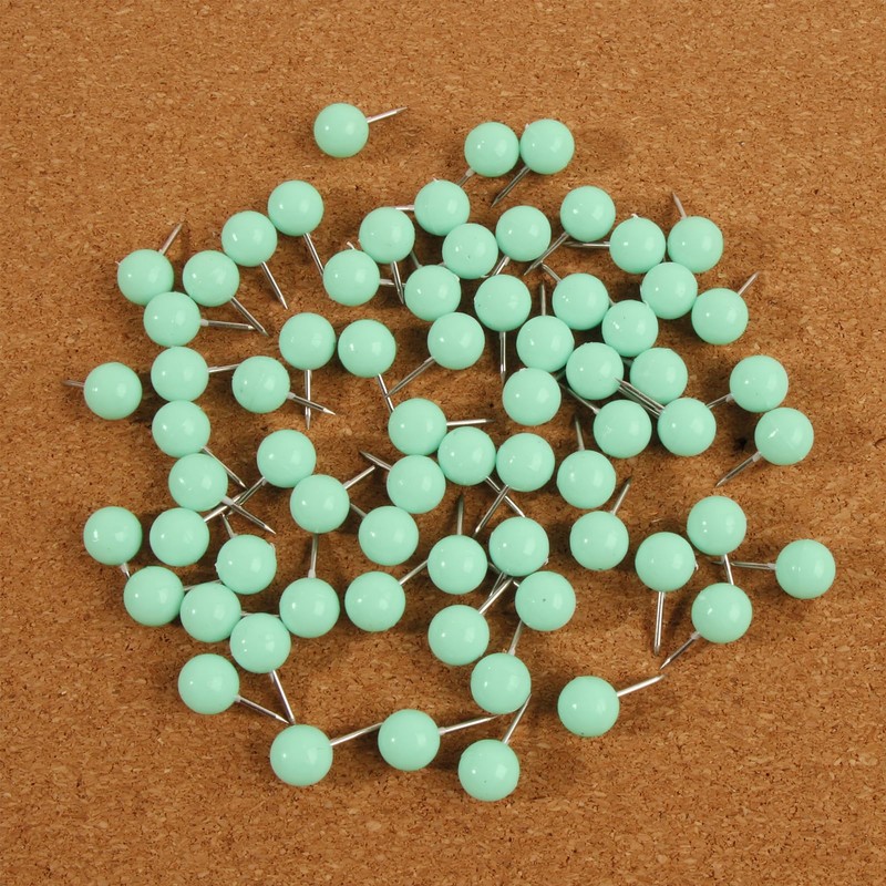 VAPKER Map Tacks 150Pcs Large Size Pins 0.37inch (9.5mm) Round