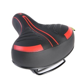 UNISTRENGH Most Comfortable Bike Seat for Men and Women - Oversize Bicycle Saddle with Soft Cushion Improves Comfort for Mountain Bike, Road Bicycle, Hybrid, Cruiser and Stationary Exercise Bike